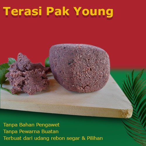

Terasi Udang Rebon - Terasi Aceh Pak Young - Belacan Asli Kualitas Super