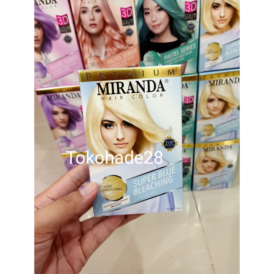 MIRANDA PASTEL SERIES PERMANENT HAIR COLORFUL AND SHINE PASTEL SERIES