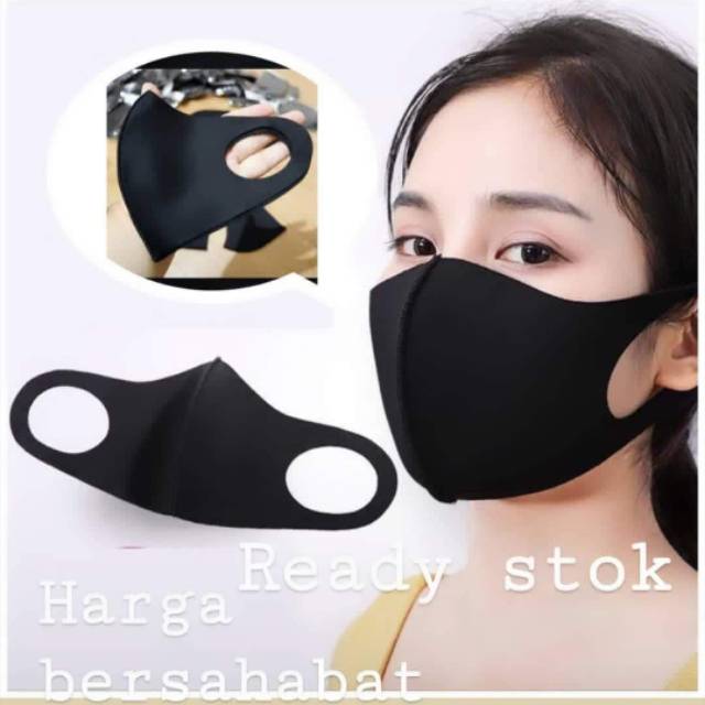 Masker Kain Bahan Scuba Bisa Dicuci Best Seller