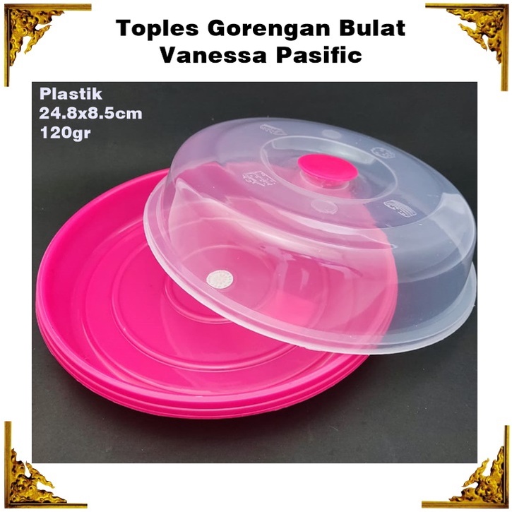 Tempat Kue/Tempat Gorengan Bulat Vanessa Pasific