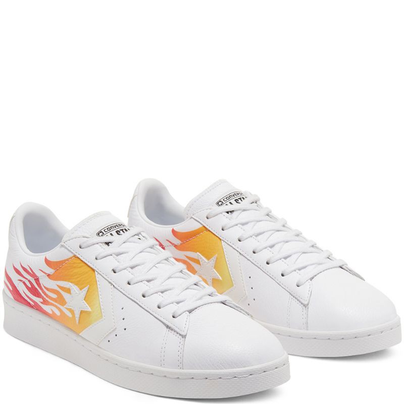 converse pro leather flame