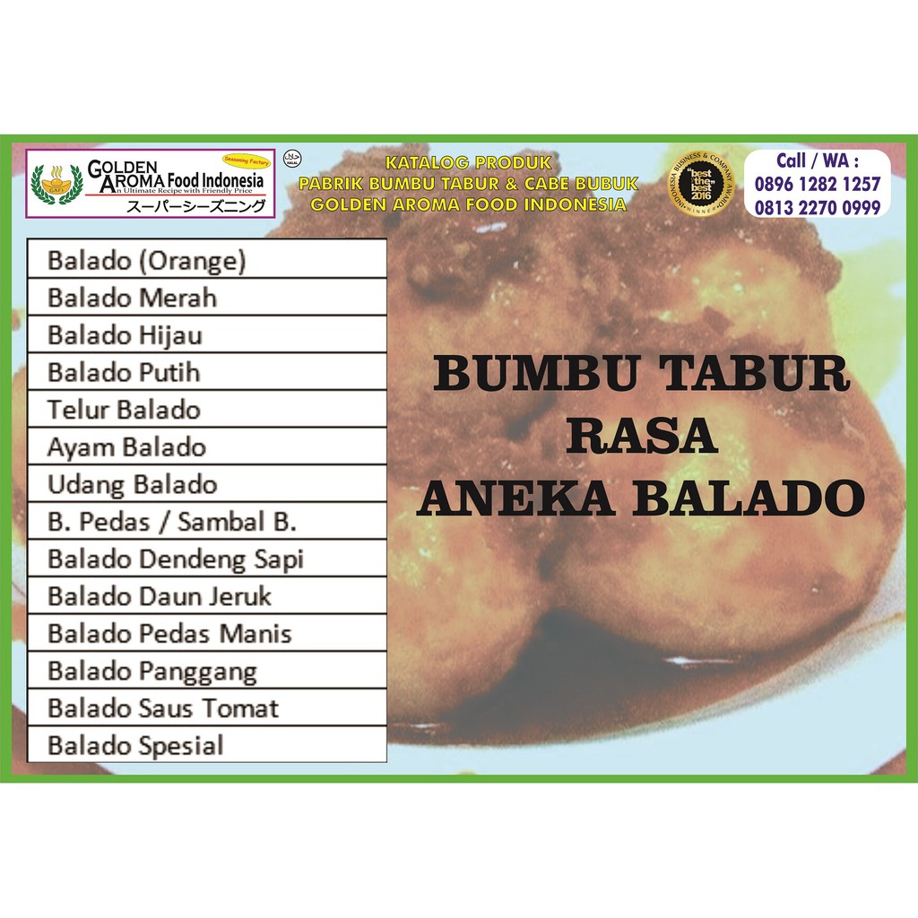 

p4yu Bumbu Tabur Rasa Balado Spesial, Jual Bubuk Tabur Balado Spesial Murah Enak Aman Terbaik GAFI