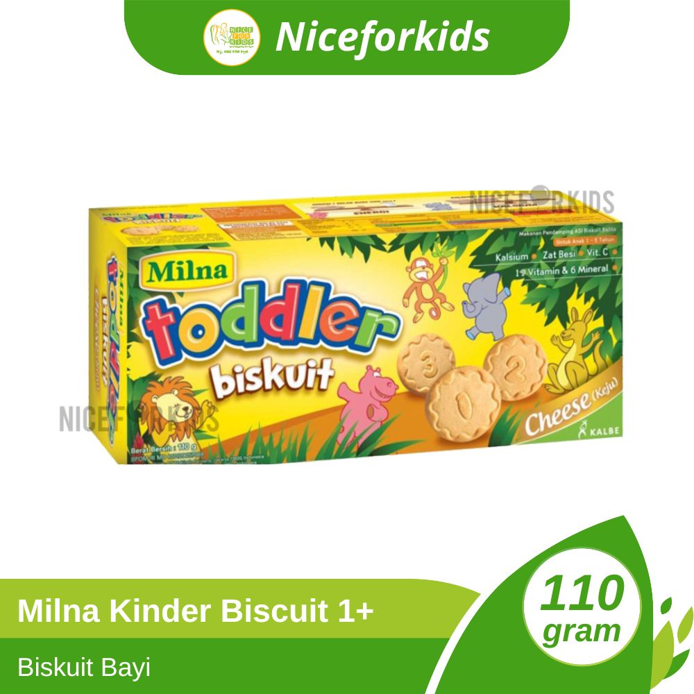 Milna Biskuit Cemilan Bayi dan Anak Kinder Toddler Biscuit 1 tahun+