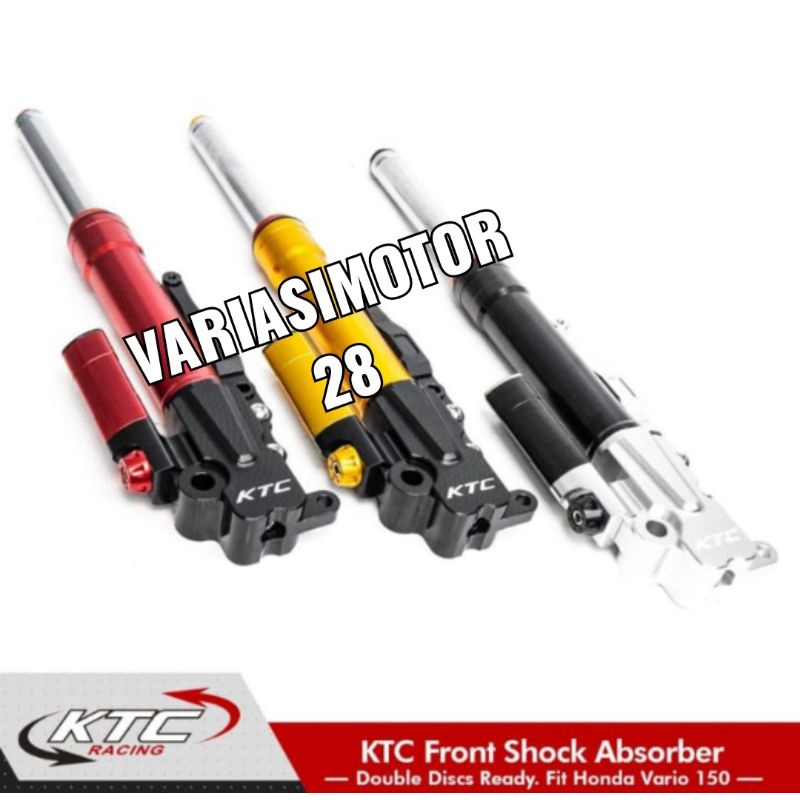 SHOCK DEPAN KTC RACING VARIO 125 VARIO 150 BEAT SCOOPY SUSPENSION ORIGINAL KTC