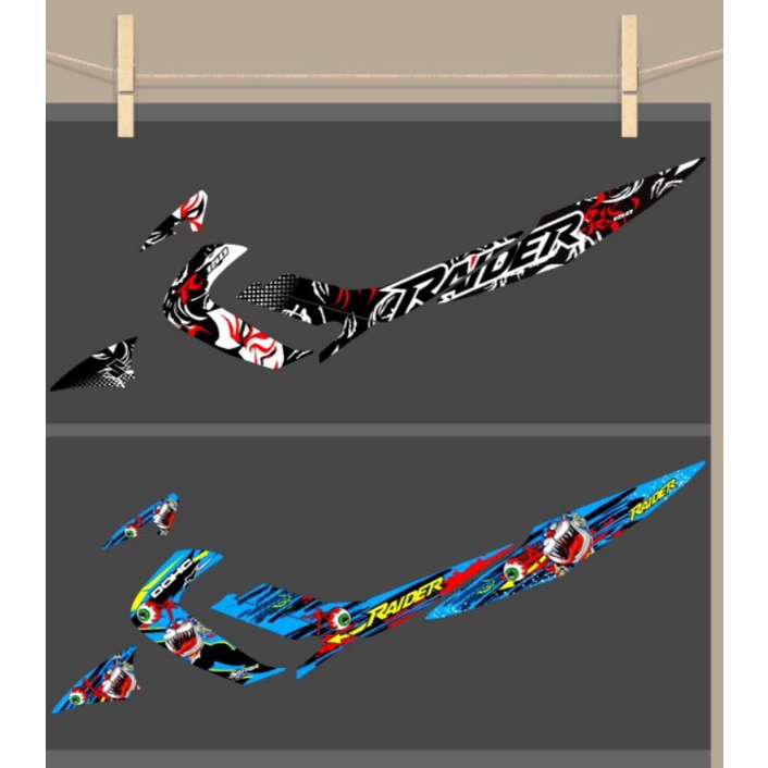 Striping Satria FU / FU 150 old / Lama / Barong 2008 2009 2010 2011 2012 Variasi