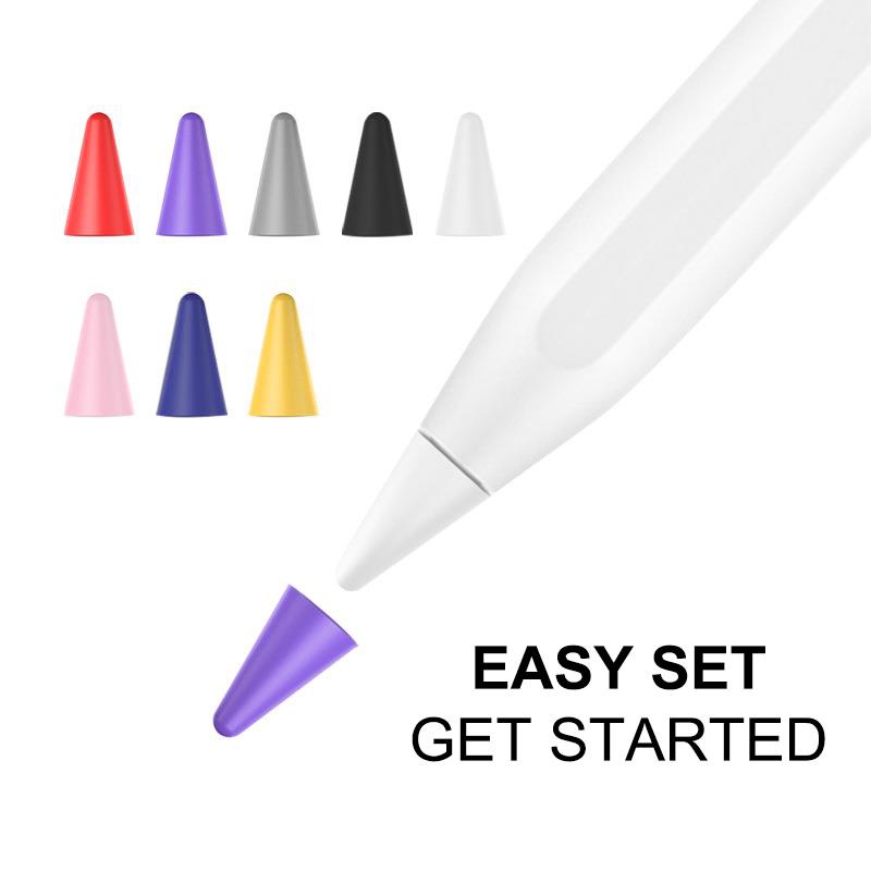 Color Pen Tip Protector Pensil Silicone Replacement Pen Tip Protector Pelindung Ujung Pulpen Layar Sentuh