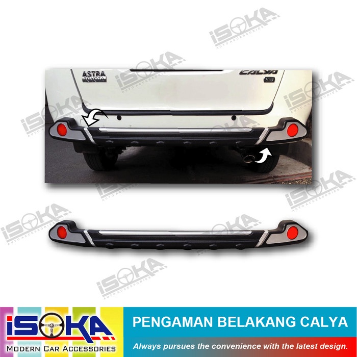 PENGAMAN BUMPER BELAKANG MOBIL CALYA