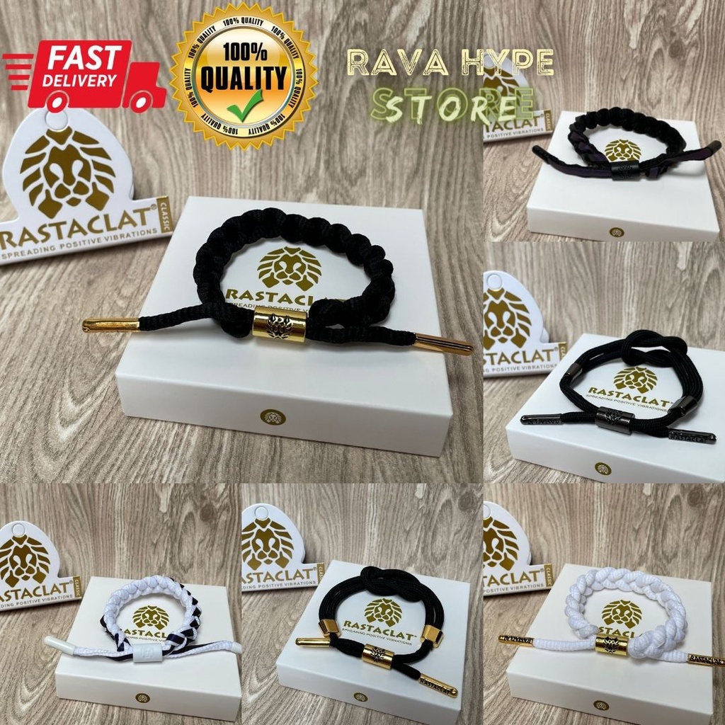 Gelang R4ST4CL4T FREE BOX / Bracelet Rasta Gelang Fashion Pria Wanita Aksesoris Gelang