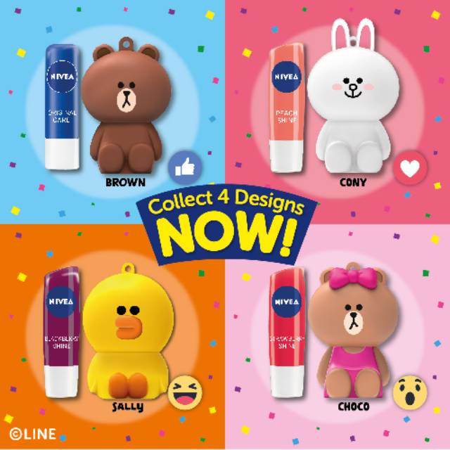 Nivea Lip Balm x Line Friends
