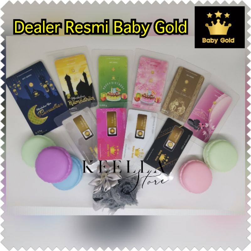 Baby Gold DEALER RESMI minigold distributor Emas kita mini gold Logam mulia 24karat 24 karat babygold antam hartadinata microgold