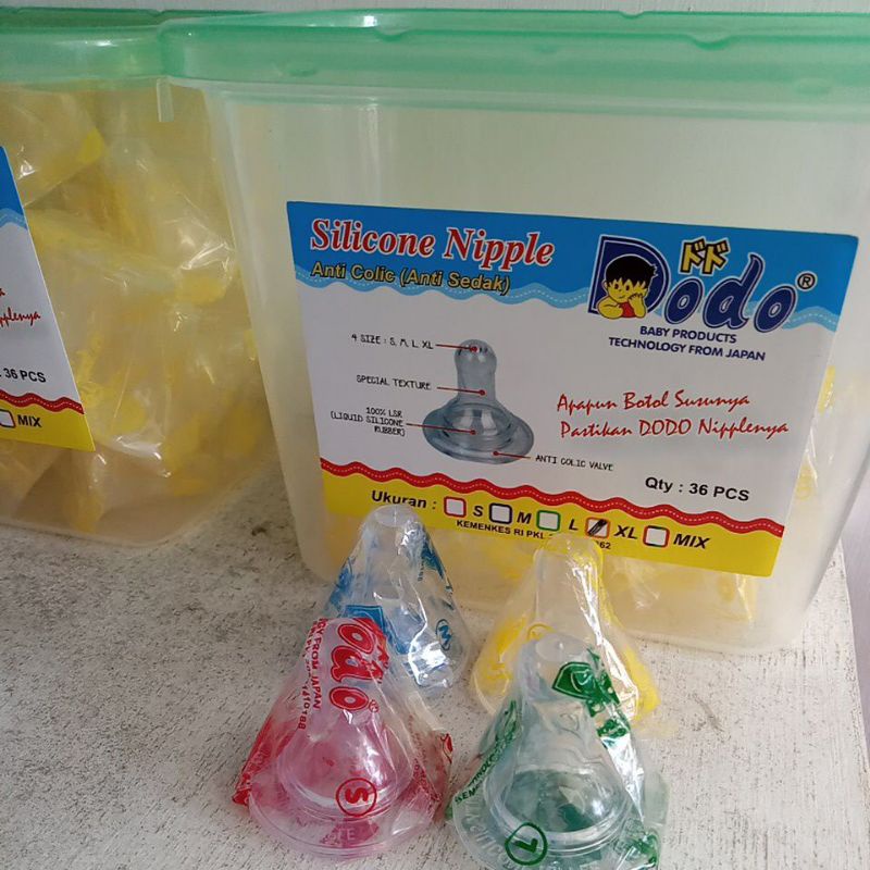 Dot Bulat Dodo / Dot Botol Susu / Dot Bayi dan Anak