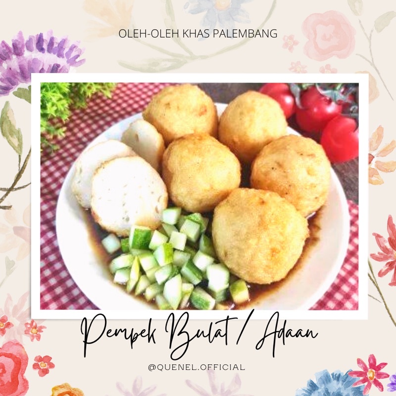 

PEMPEK BULAT / PEMPEK ADAAN IKAN TENGGIRI ASLI PALEMBANG isi 5pcs