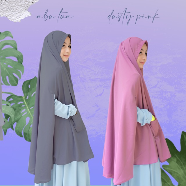 Khimar kanaya / khimar wolvis / khimar saku