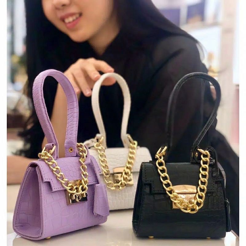 [TERMURAHHH] XAVERA MICRO CROCO BEST SELLER TAS CANTIK TAS IMUT TAS LUCU MURAH GROSIR