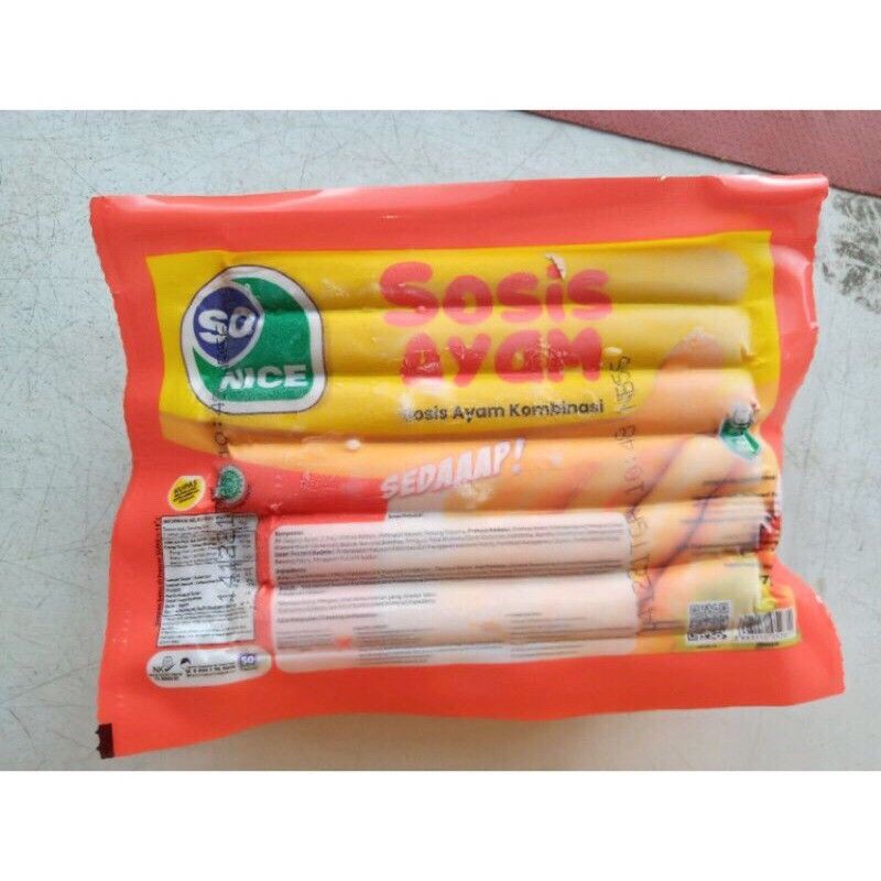 

SOSIS AYAM SO NICE SEDAAAP 375GR ISI 15 Frozen Food Bandung Sosis Sapi