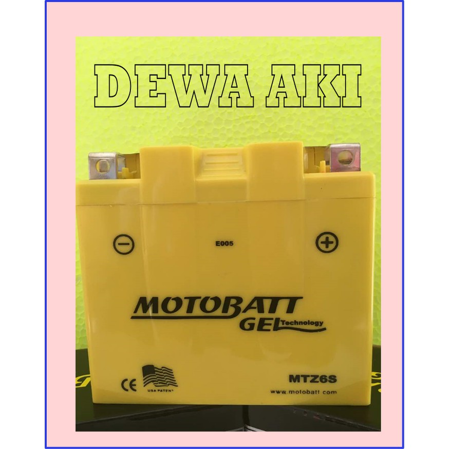 NEW Aki Gel Kering SUZUKI SATRIA FU 150 MOTOBATT MTZ6S  YTZ7S Aki GS YUASA