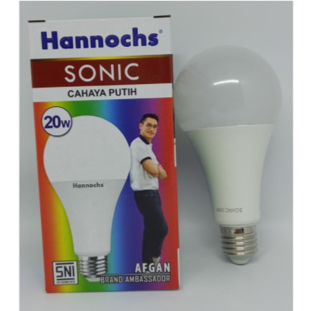 Hannochs Lampu LED / Bohlam LED SONIC 20 watt / 20W Cahaya Putih