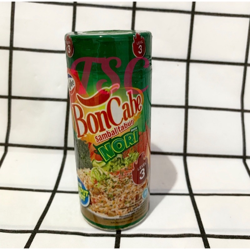 

KOBE Boncabe Sambal Tabur Rasa Nori Level 3 / Bon Cabe / Seaweed / Rumput Laut