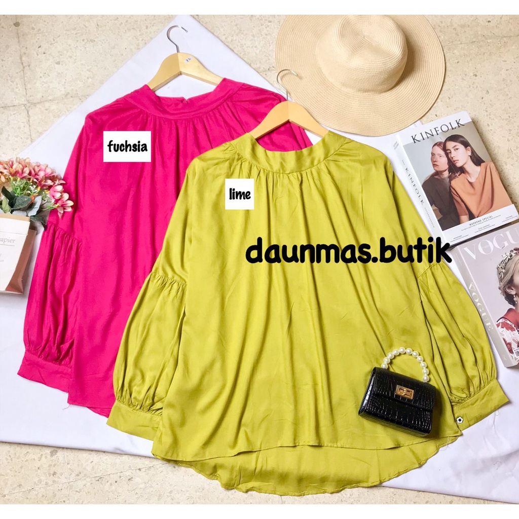 1KG MUAT 5PCS | FAME TOP BLOUSE OVERSIZE HITS OOTD SELEBGRAM FASHION GROSIR MURAH WANITA TERUPDATE