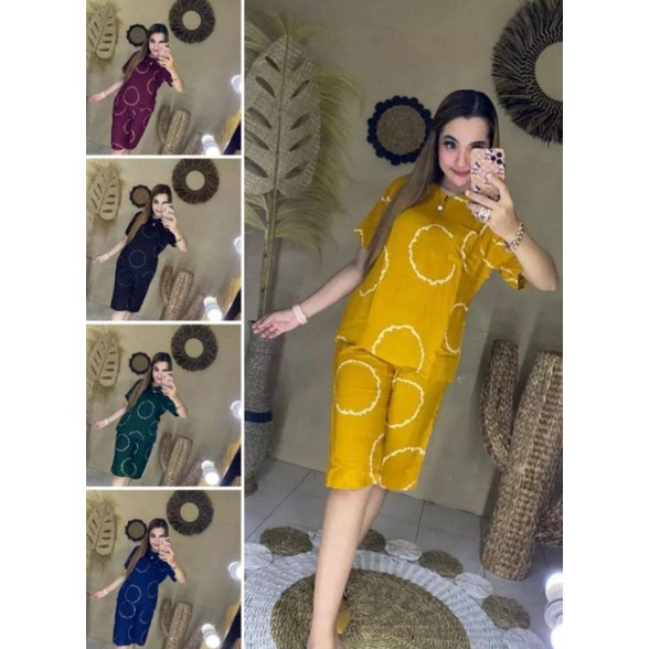 SETELAN CELANA PENDEK BALI/PIYAMA/BABBYDOLL/SETCEL KULOT/BAJU TIDUR BEST SELLER
