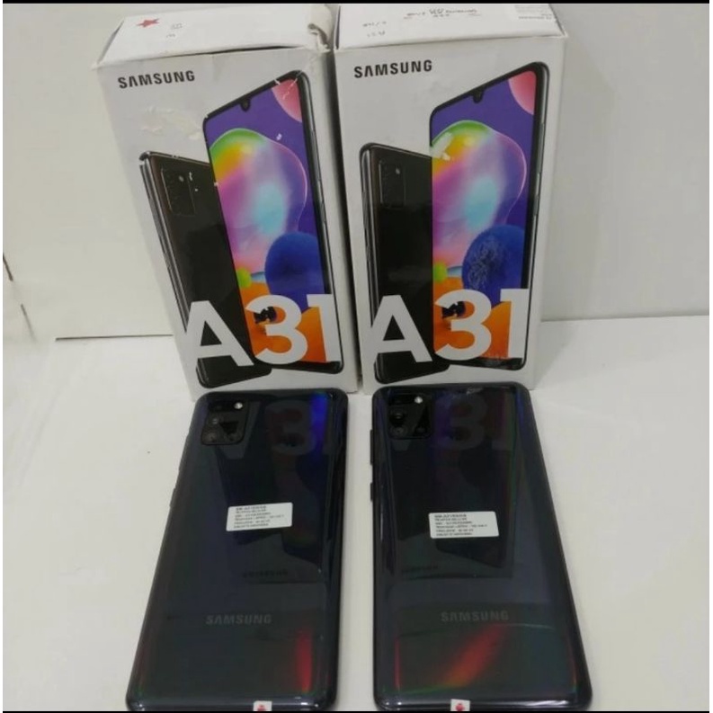 SAMSUNG GALAXY A31 SECOND RESMI SEIN Ram 6 / 128GBDUAL SIM