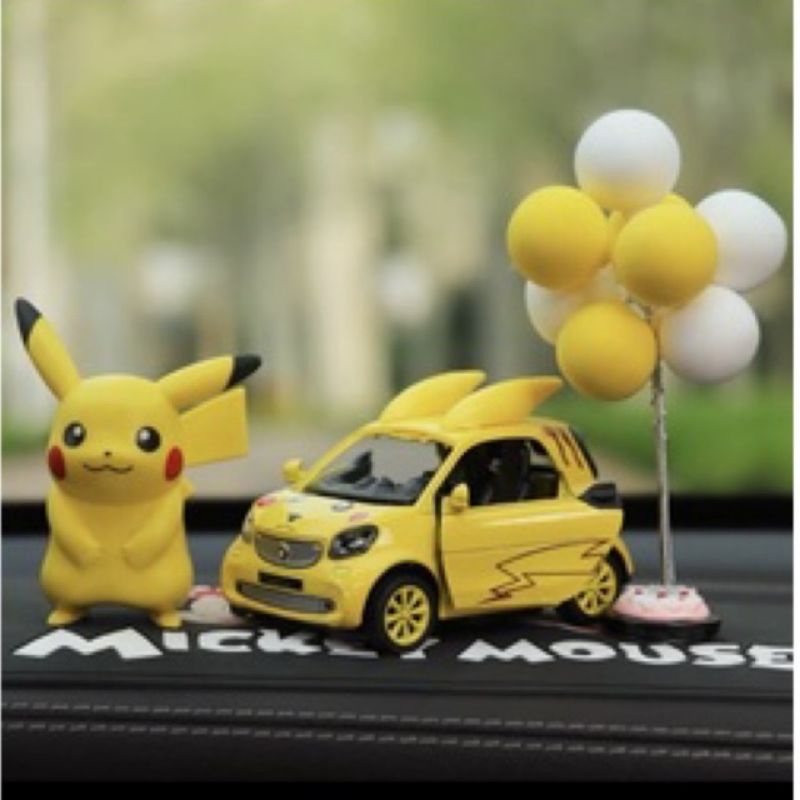 pajangan .obil pikachu mobil pikachu pokemon balon mobil