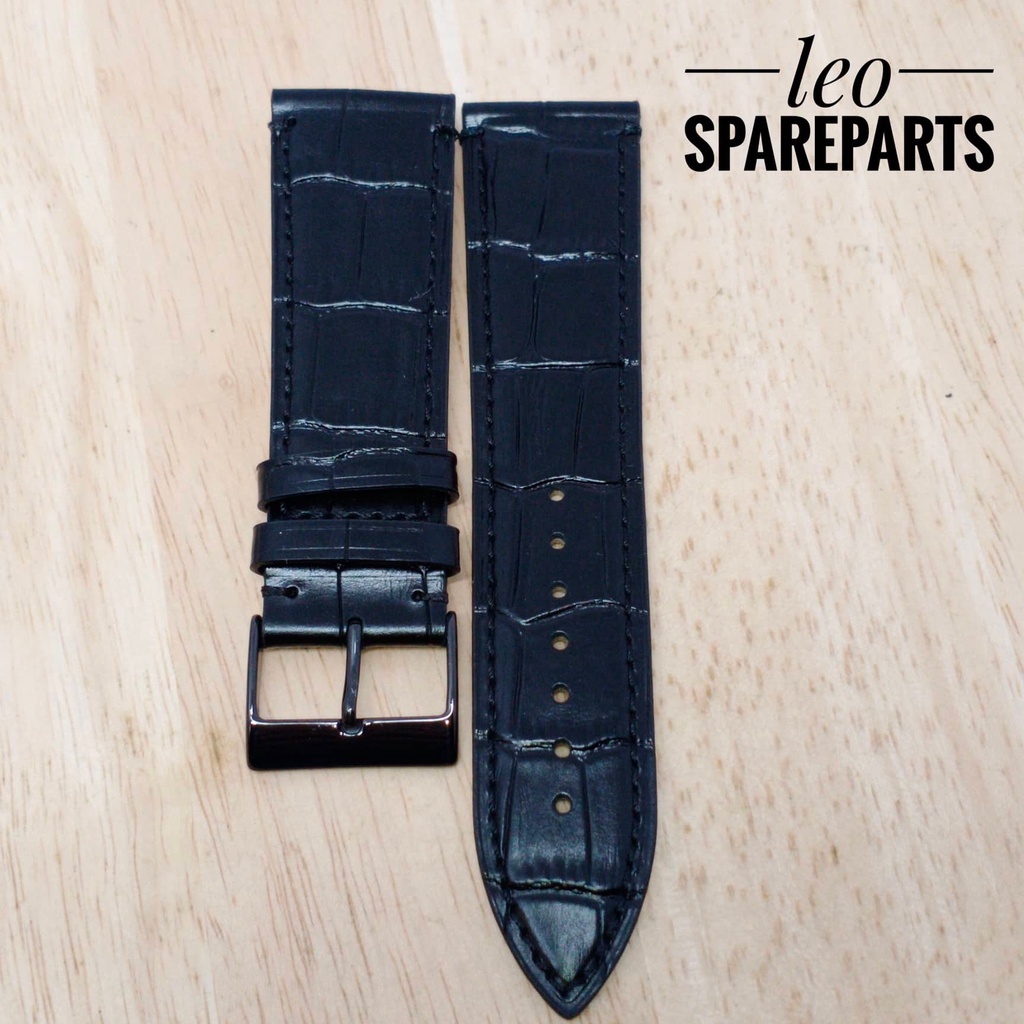 Tali jam kulit / 24mm