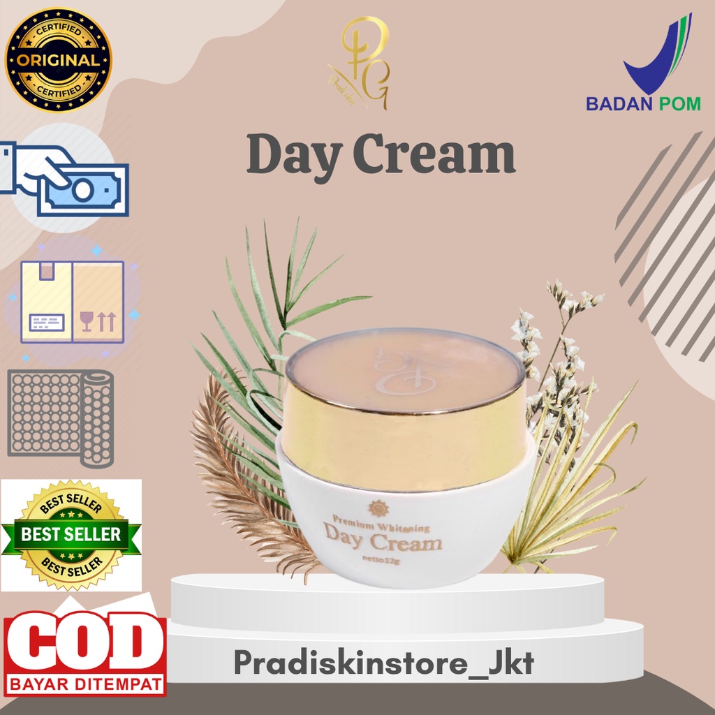 DAY CREAM SKINCARE PRADISKIN GLOW PREMIUM FOUNDATION
