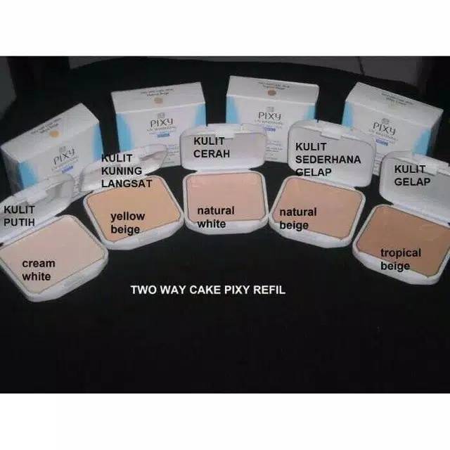 BEDAK PADAT PIXY REFILL TWO WAY CAKE PERFECT WHITENING