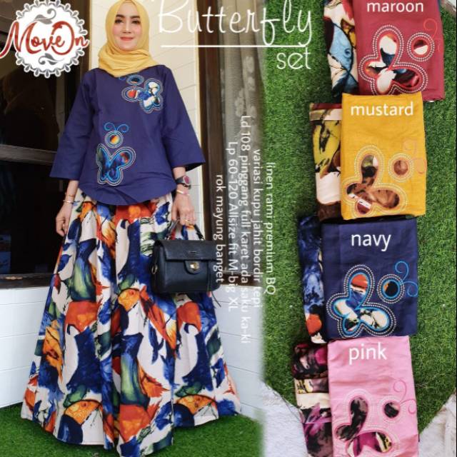 

Set butterfly