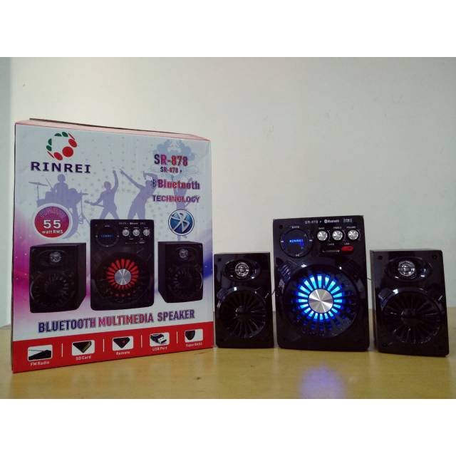 Speker bluetooth rinrei 55w SR878P