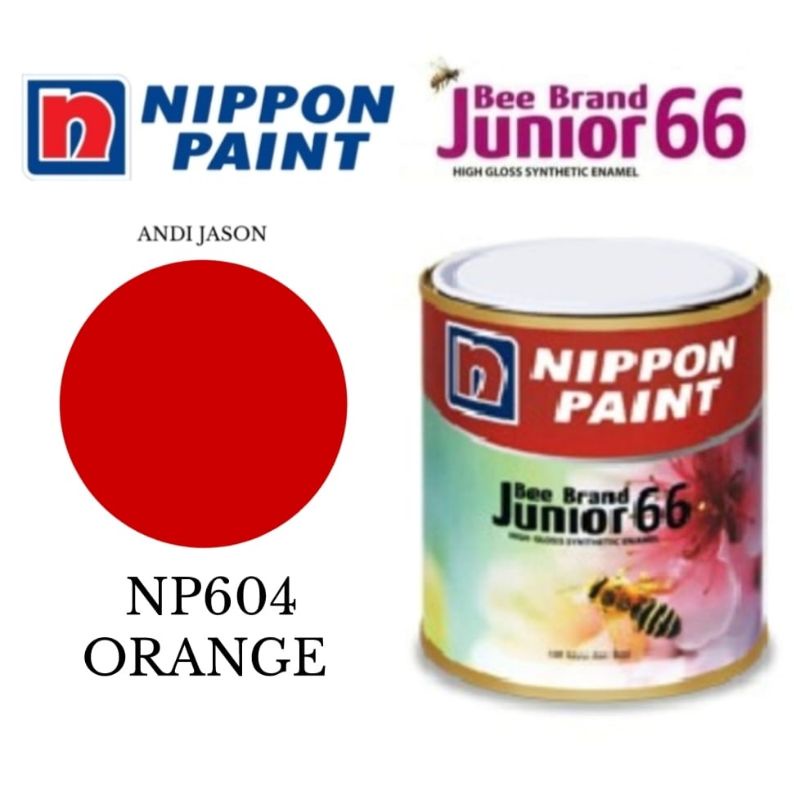 CAT BEE BRAND JUNIOR 66.  0.94 LITER NO NP604 ORANGE CAT MINYAK KAYU DAN BESI