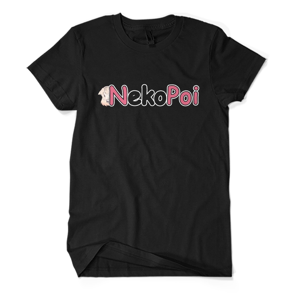 Baju Kaos NEKOPOI LOGO ANIME Cute Logo KAOS KAGE