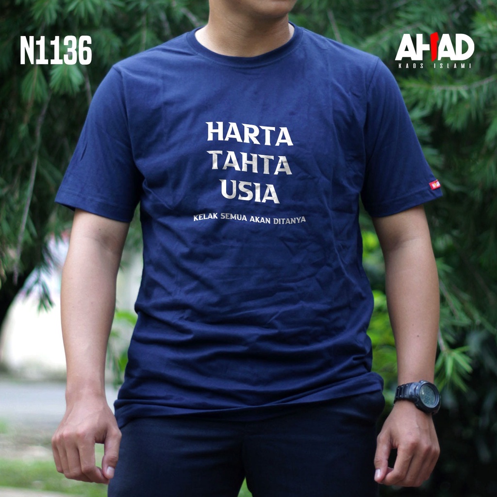 Kaos Islami Ahad - Harta tahta usia N1135