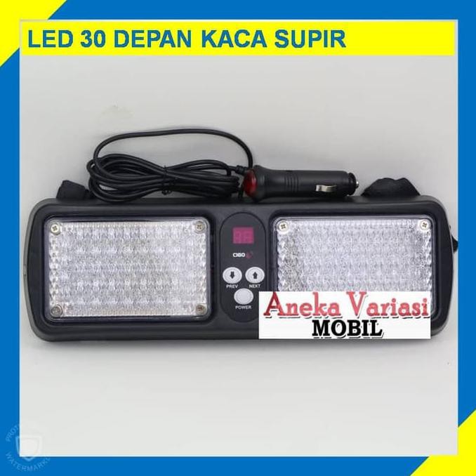 STAR SELLER LAMPU DEPAN KACA SUPIR LED 30 DEPAN KACA SUPIR VARIASI MOBIL #4