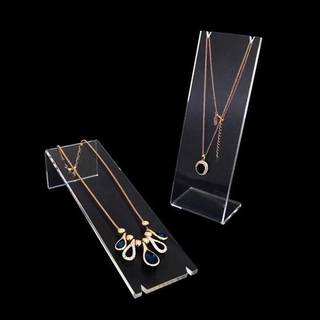 Display Kalung Akrilik 1 set/3 pcs display kalung