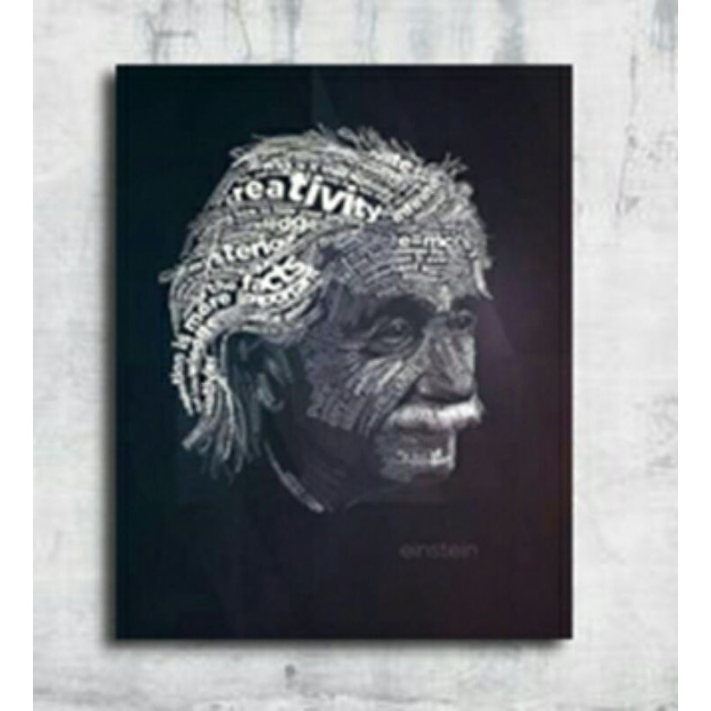 Poster dinding Albert Einstein artwork