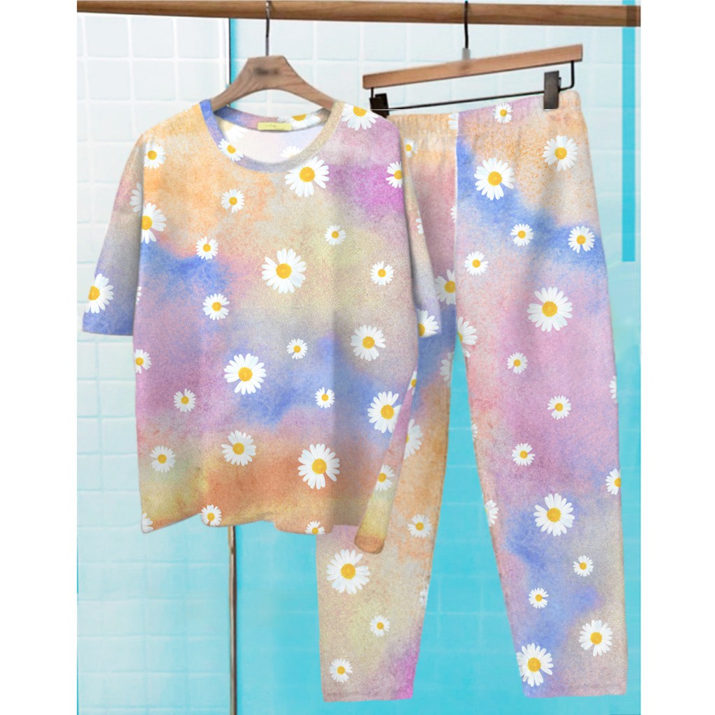 Set Setelan CP Wanita Tie Dye Fit XL