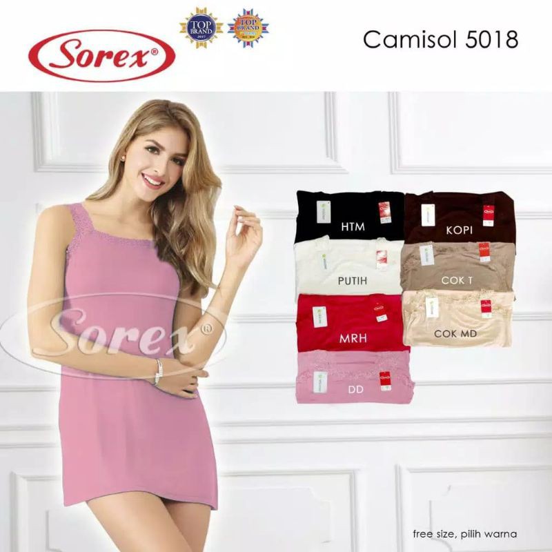 SOREX Camisol tanktop Renda 5018 Viscose Panjang