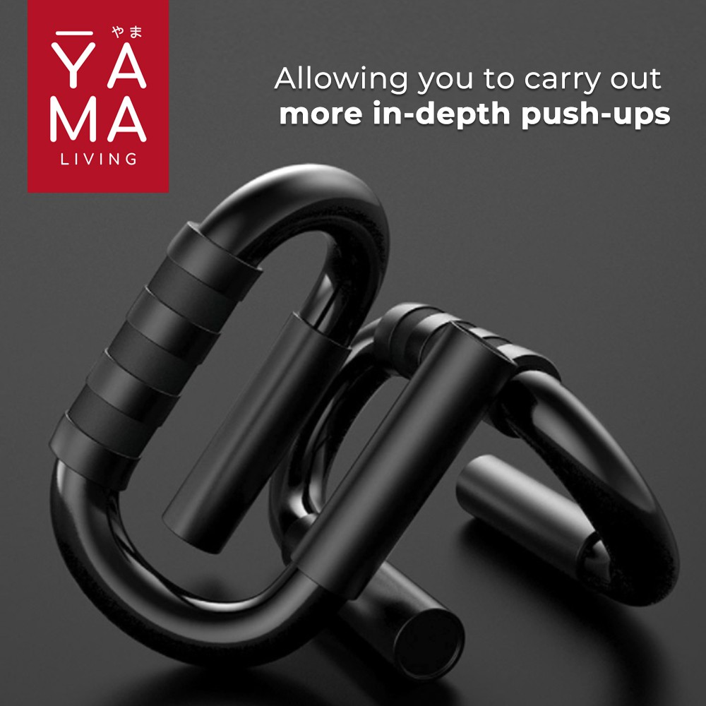 YAMA KYOGI Push Up Stand Bar Alat Bantu Push Up Bar Olahraga Fitness