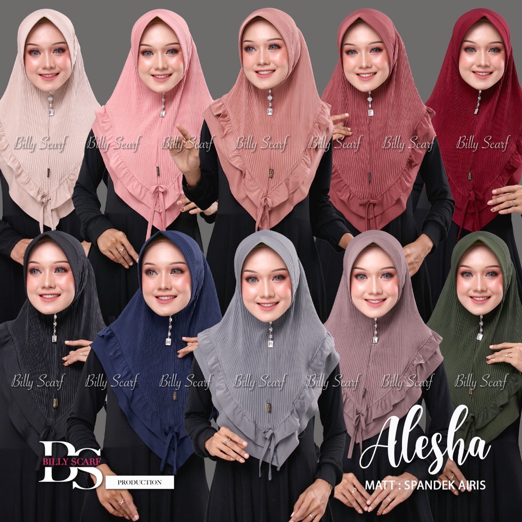 HIJAB KHIMAR ALESHA BILLY SCRAF