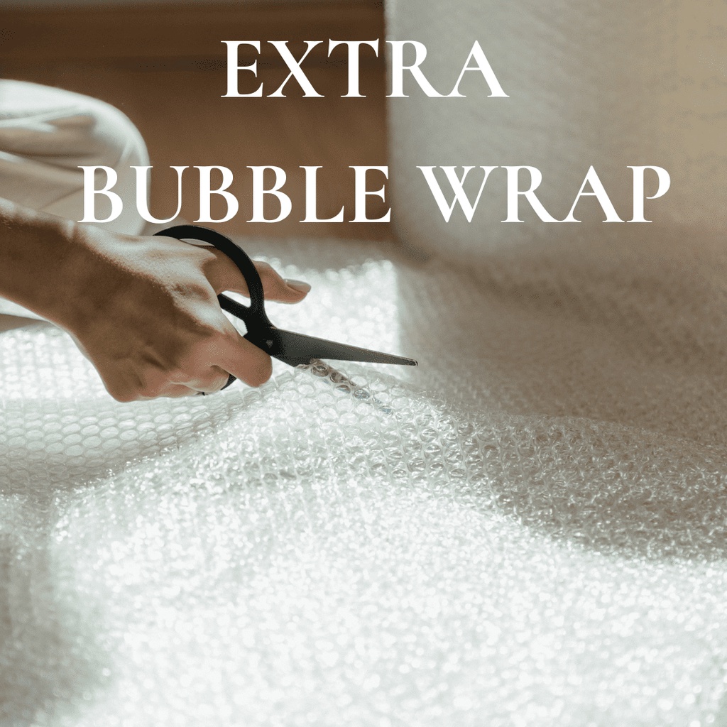 EXTRA BUBBLE WRAP Untuk Paket Lebih Aman