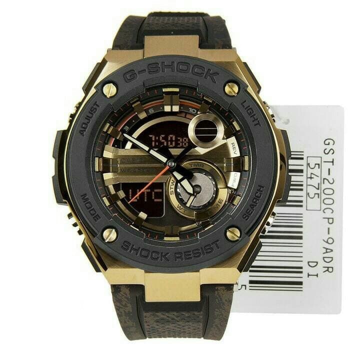 Jam tangan pria Casio G-Shock GST-200CP-9A / GSHOCK GST20PCP Original