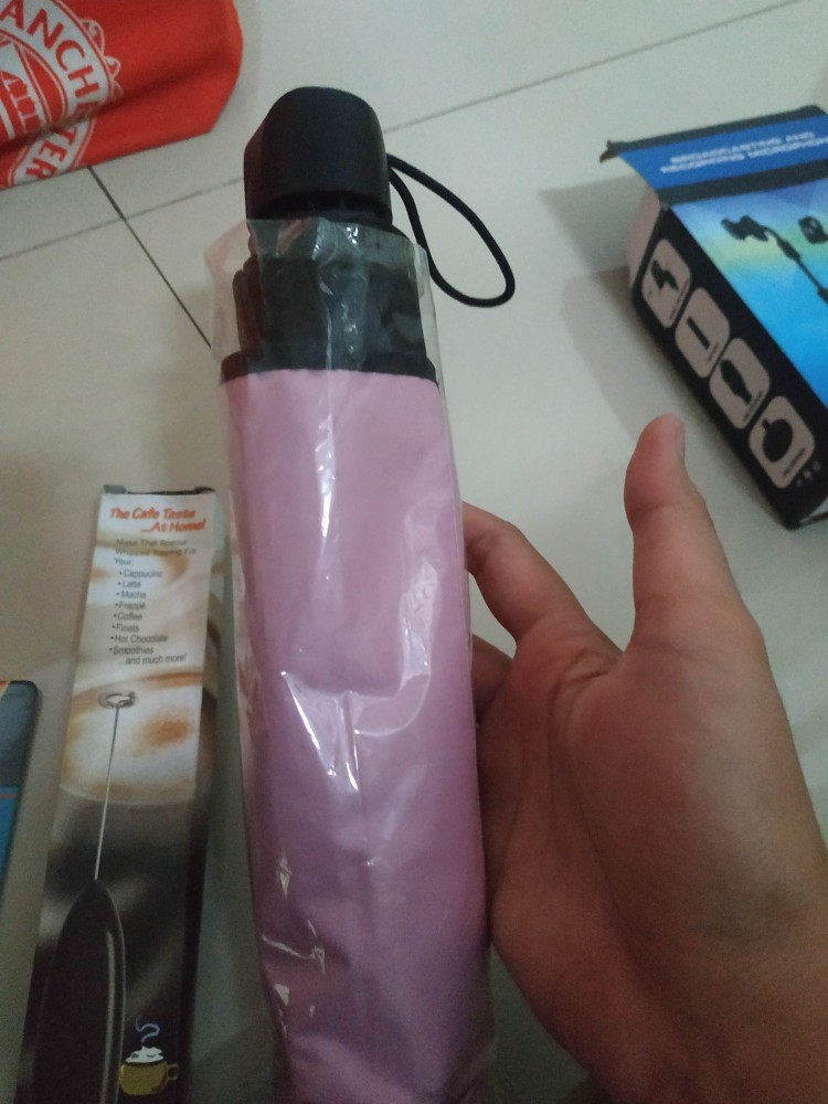 Tj-114 Payung Lipat 3d Dimensi Magic Ketika Kena Hujan