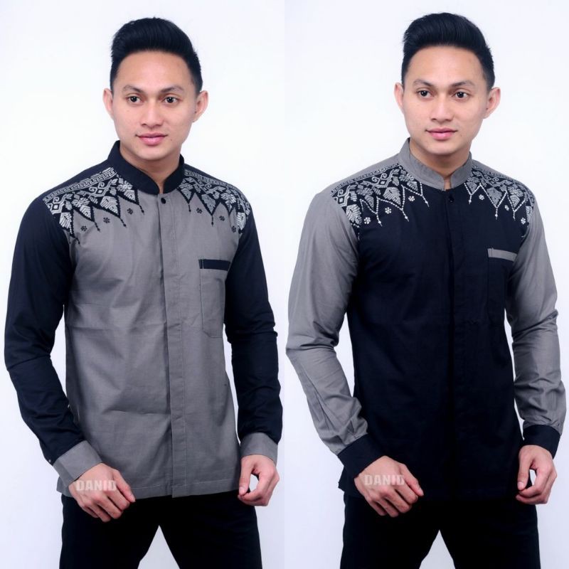 Baju Koko Kurta Dewasa Lengan 3/4 Dan Lengan Pendek Material Catton Adem Serap Keringat