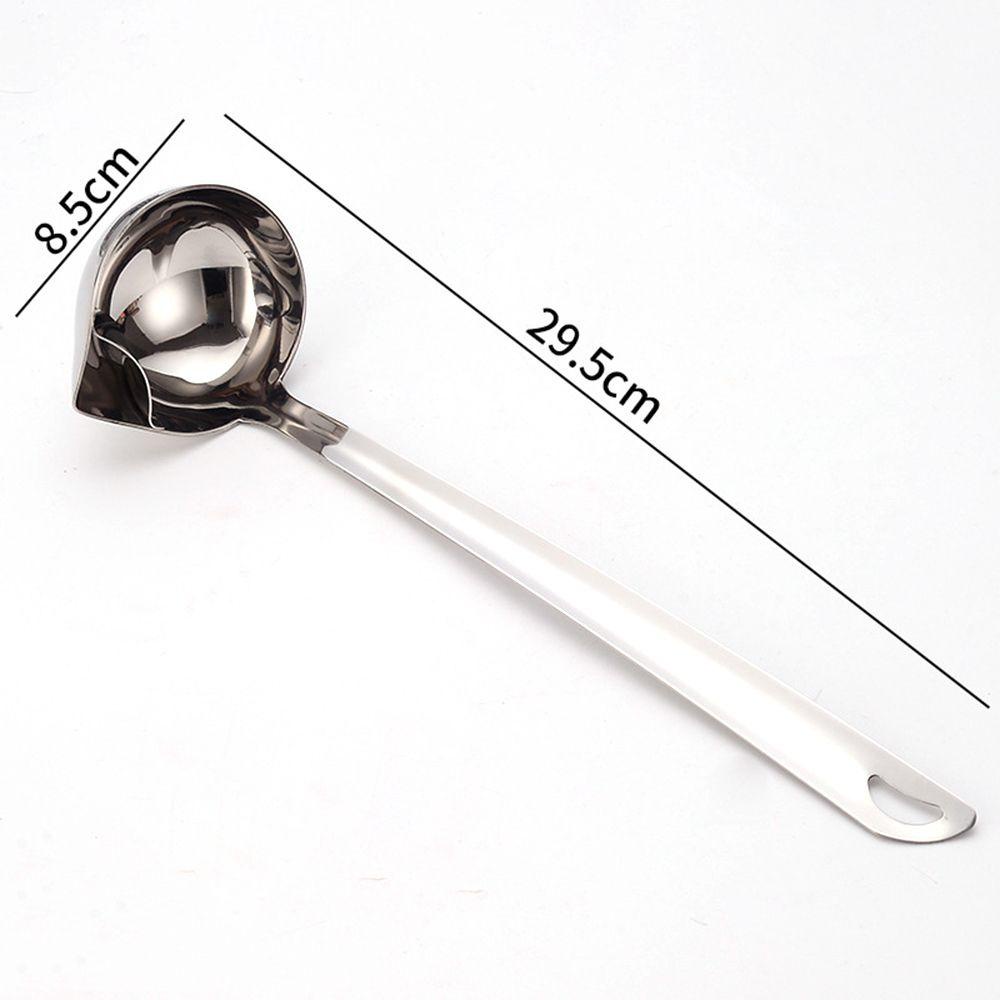 Populer Sendok Sup New Stainless Steel Kitchen Oil Skimmer Ladles