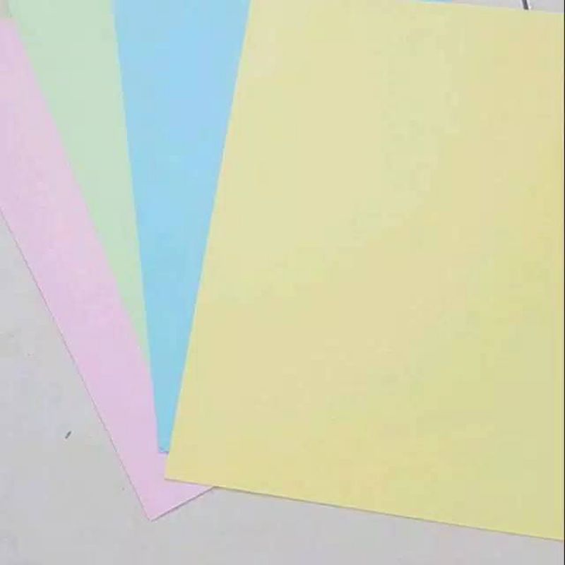 

Kertas HVS F4 Warna 60gr 500 lembar/rim