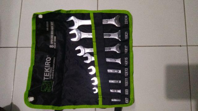 Tekiro Kunci Pas Set 8 Pcs ( 6 - 24 Mm )