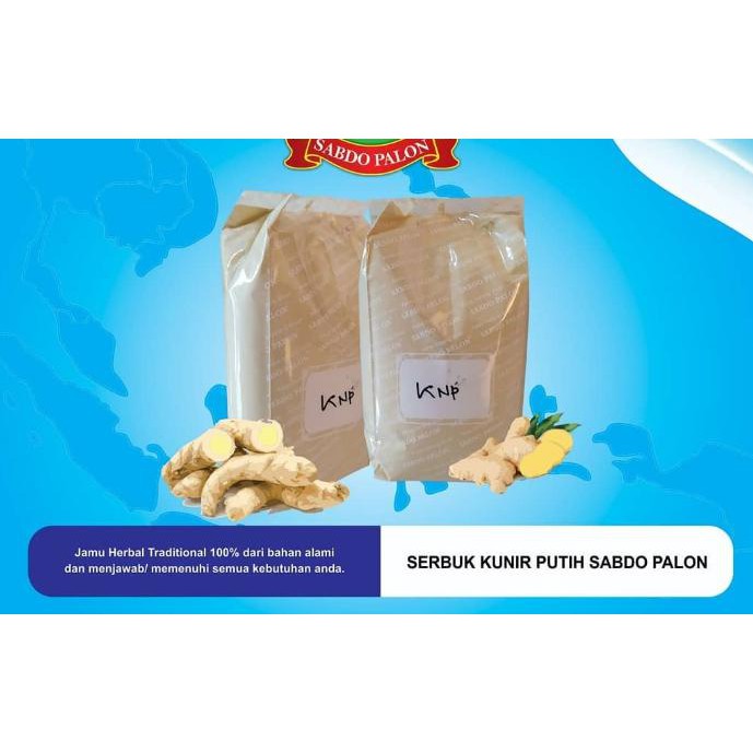 

ANEKA JAMU SERBUK KUNIR PUTIH SABDO PALON KEMASAN 50 Gram