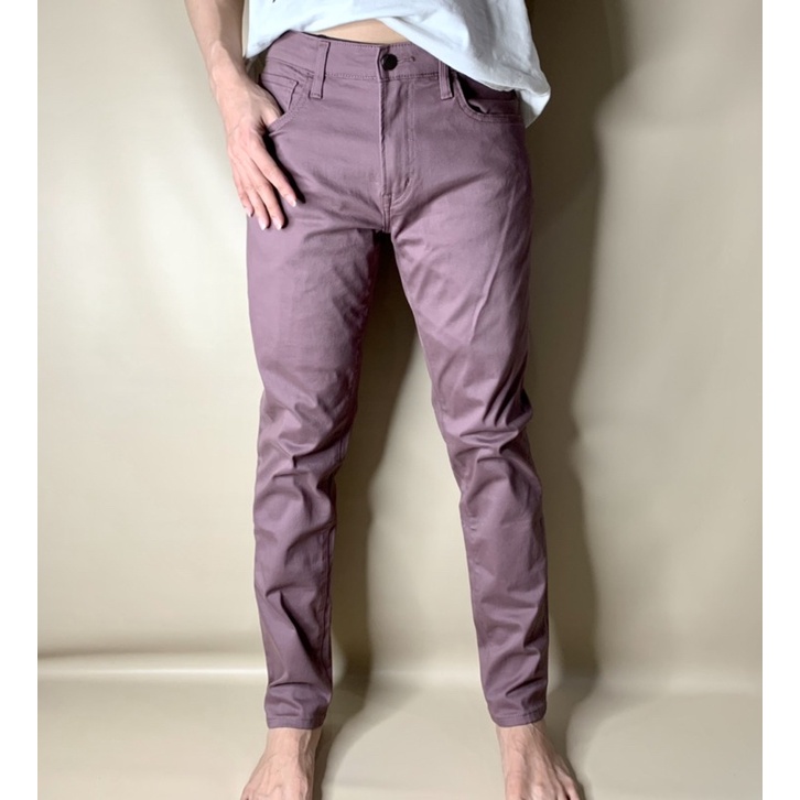Uniqlo Men Celana Panjang Pria Chino Skinny Fit Pants Size 30 Original